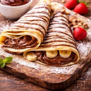 Crepes mit Nutella + Banane